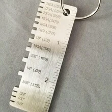 Stainless Steel Thickness Gauge (Plated Layer Size Measuring Tool) - High-Precision Measuring Instrument Specialized For Metal Processing, Industrial Quality Inspection Precision Instrument, Compact And Portable, Suitable For Welding Scenarios