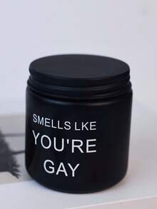 1个大号蜡烛罐，情人节送给男同性恋者的礼物，送给男友、兄弟、丈夫的趣味礼物，独特必备的周年纪念生日礼物，家居装饰。蜡烛摆件，装饰品，蜡烛。 - 彩色 - 查看 4