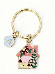 Llavero personalizado con forma de casa, regalo para niño - Multicolor 2 - Ver 7