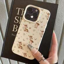 1pc TPU Material Pink Bow Deer Lily Flower Pattern Phone Case Compatible With IPhone11, IPhone12, IPhone13, IPhone14, IPhone15, IPhone16, IPhone17promax,Christmas Accessories.Compatible With IPhone 17 ProMax,Christmas Decor,Christmas Gifts,Cute Phone Cases - Trắng 4 - Xem 2
