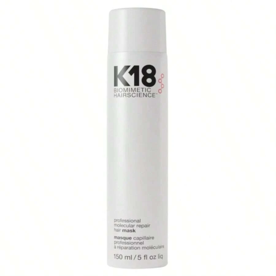 K18 Leave-In Molecular Hair Mask, Repairs Dry Or Damaged Hair, Reverse Hair Damage From Bleach, Color, Chemical Services & Heat, 5.07 Fl Oz - White - View 1