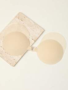 1 Pair Of Push-Up Adhesive Bras, Women's Invisible Underwear, Nipple Covers, Can Enhance Cleavage And Lift - Multicolor - View 12