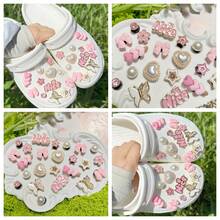 24 piezas de oro rosa