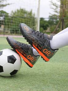 New Men's Low-Top Anti-Slip TF Cleats Soccer Shoes For Match, Training, Outdoor Grass Field