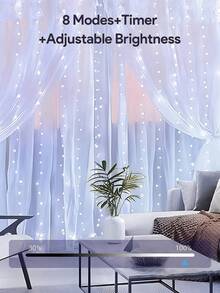 300/600 luces de cadena LED rosas con control remoto, 8 modos de iluminación, bombillas LED colgantes para decoración del hogar y dormitorio - Adecuado para árbol de Navidad, vacaciones, Halloween, Acción de Gracias, verano, boda, cumpleaños, Año Nuevo, Día de San Valentín, regalos de graduación