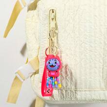 1pc Gabby's Dollhouse 3d Figurines Keychains Cute Bags Pendants Schoolbags Key Chains - Multicolor - View 4