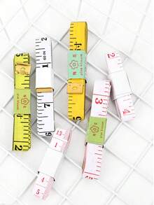 1 قطعة/5 قطع شريط قياس ناعم، شريط قياس مرن، مسطرة خياطة ناعمة، تستخدم لقياس الجسم وأعمال الخياطة وقياس العناصر، سهلة التخزين، محمولة وصغيرة الحجم. - متعدد الألوان - مشاهدة 8