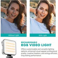 Kit de Vlogging iVlogger - PRO: Compatible con y Android, Micrfono VXR10, Luz RGB Recargable, Trpode Completo, Accesorios Incluidos - inicial - Ver 4