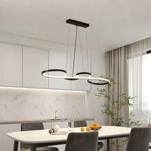 1pc Modern LED 3-Color Changing Flush Mount Light - Perfect For Dining Room, Living Room And Bedroom - Easy Installation, Polished Metal Surface, No Switch No Remote - Multicolor - View 10