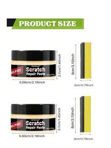 HGKJ-P103 汽车划痕修复膏，划痕维护修复膏，划痕修复蜡，汽车抛光修复剂，漆面护理蜡，轻度划痕去除剂，汽车保养抛光套装 - 彩色 - 查看 18