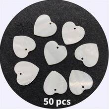 30/100pcs 10mm Natural White Freshwater Shell Beads - Rainbow Color Round Loose Beads, Suitable For Jewelry Making DIY, Bracelet Necklace Earring Craft Supplies - White - View 20