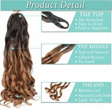 French Curl Braiding Hair, 12 Inch Curly Braiding Hair 8 Packs Bouncy French Curl Crochet Braids For  Pre Stretched Loose Wavy Extensions (T4/30),T4/30 - T4/30 - 查看 4