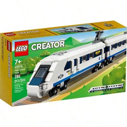  Đồ chơi khối xây dựng LEGO 40518 Tàu hỏa tốc độ cao biến hình sáng tạo cho bé trai và bé gái