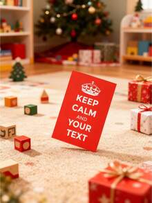 4/8Pcs Custom Christmas Cards – Personalized With Your Text, Festive Holiday Design, Perfect For Sending Wishes, Christmas Greetings, And Gift Giving - Multicolor - View 4