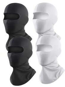 3个/1个/2个拉法帽面罩，男女通用滑雪面罩，防紫外线防风围巾，适用于摩托车、单板滑雪和自行车骑行