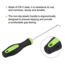 Garden Helper Heavy-Duty Metal Weeding & Cultivating Hooks - Sharp Tines For Efficient Removal, Grass, Stone & Moss Removal - Ergonomic Grip, Construction Tool For Garden Maintenance, Weeder Gardening Tool, Sturdy Metal Hook, Ergonomic Design - Multicolor - View 4