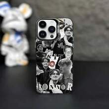 Funda de Teléfono Linda Actor K-Kit C-CONNOR para 17,16,15,14,13,12,11,Pro,MAX Cubierta Negra Mate a Prueba de Golpes - Z6 - Ver 10