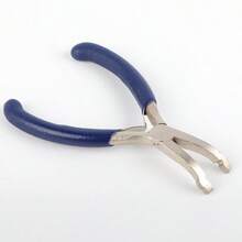 Heavy Duty High Carbon Steel Round Hole Pliers With Positioning Ball Clamp, Blue Handle - Precision Bead Positioning Tool, Suitable For Jewelry Making, Crafts, Beading, Jewelry Crafts, DIY - Multicolor - View 12