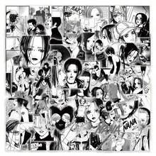 61pcs Black & White NANA Stickers, Suitable For DIY Planner, Phone, Laptop, Notebook, Christmas Gift - Multicolor - View 1