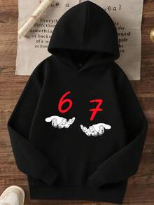 Boys' Hoodies Casual Printed Loose Sweatshirts Children's Clothing
