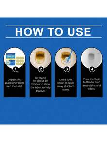 JAYSUING Toilet Cleaning Tablets - Effervescent Descaler, Effectively Removes Hard Water Stains And Odors | No Scrubbing Required, 12-Hour Long-Lasting Freshness - Multicolor - View 4