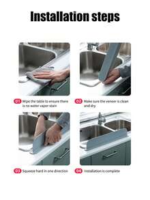 1pc Durable Silicone Suction Cup Splash Guard, Kitchen Sink Splash Protector With Suction Cup, Water Barrier To Prevent Spills, Protects Countertop From Water Stains, Suitable For Kitchen And Lab Sinks, Basins And Bowls, Great For Home And Professional Use