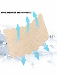 5/10/20/30/40/50片装腋下吸汗贴，隐形透气吸汗贴，运动吸汗贴，高效透气，隐形吸汗，轻薄吸汗，舒适无异味，使用方便，男女皆宜，适合炎热夏季旅行、运动、户外活动等场合的身体护理。 - 均碼 - 查看 4