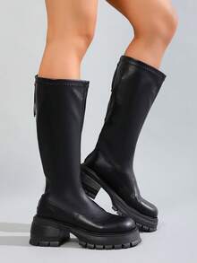 Women Pant Boots - Black - View 2