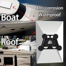 Starlink Gen 3 Soporte magntico para techo de barco/coche, 4 bases magnticas, kit de montaje Burbifro Starlink para plato Starlink estndar Gen3 V3 - negro - - Ver 4