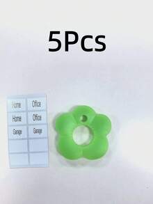 5/10/20个装花朵造型硅胶钥匙套套装 – 带颜色编码的标签钥匙帽，耐用钥匙保护套和钥匙识别收纳器 | 多色（10种随机/混色），无需工具即可轻松安装 | 适用于家庭、办公室、邮箱和门钥匙，是钥匙分类和日常钥匙收纳的理想之选，也适合海滩、夏季、度假、旅行、外出、家居用品、母亲节礼物、卧室装饰、花园、厨房装饰、夏季、海滩、旅行必备品、房间装饰、软萌可爱、毕业季礼物 - 彩色 - 查看 17