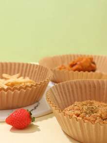 Air Fryer Parchment Paper Liners, Round Baking Silicone Oil Paper Mats, Air Fryer Accessories - Multicolor - View 12