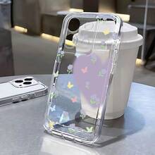 Funda de Teléfono con Patrón de Flor de Corazón para Teléfonos  Redmi, Compatible con  14 M4PRO M13T M11/Redmi Note9/Note10 Note11 Note12pro Note13 Note13pro 11T Note8/Redmi 10A/A3K60/k70E Funda de Teléfono Transparente de Dibujos Animados Nueva Funda Protectora de Teléfono - Colores mixtos - Ver 3