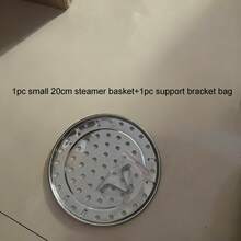 Juego de 3 piezas Vaporera multifuncional, para vapor de panecillos y huevos, olla vaporera de acero inoxidable, rejilla de vapor, utensilios de cocina, rejilla de vapor redonda, para alimentos, vapor, hornear, hornear, rejilla de vapor, rejilla de vapor redonda de acero inoxidable