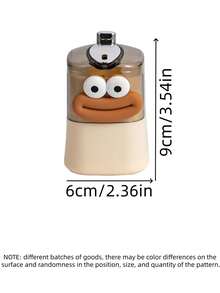 1pc Creative Toothpick Holder, Auto Pop-Up, Big Mouth Design, Sausage Mouth Shape, Personalized Commercial Cream Style, New Portable Cartoon Toothpick Dispenser, Suitable For Home Use - Multicolor - View 4