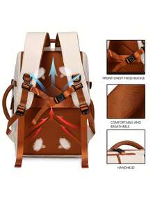 New Large Capacity Backpack, Suitable For University Students, Hiking, Travel, Sports, Outdoor, Casual, Laptop Laptop Case Laptop Sleeve Laptop Cover Computer Bag Laptop Bag Water Resistant Travel Essentials - Multicolor - View 12