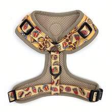 PIPCO PETS Adjustable Dog Harness Cute Colourful Patterns Perfect Fit Escape Proof Vest  And Secure Easy On Off Large Snack Pack - SnackPack - View 2