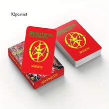 92pcs KATSEYE LOMO Trading Cards - Non-Sports Card Holder | BEAUTIFULCHAOS Photo Album Collection, Laser Cut Photo Cards - Suitable For Fans, Birthday Gifts, Scrapbooking | Fan Merchandise, Music Lovers - Multicolor - View 2