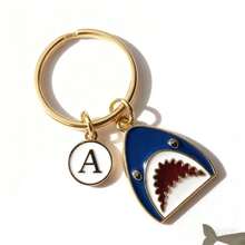 Customizable Shark Keychain, Suitable For Boys, Girls, Christmas And Thanksgiving Gifts, Unisex - Blue Shark - View 4