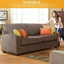 TOPINCN Deslizadores de Muebles de 16 Piezas Kit de Movimiento de Muebles Deslizadores de Muebles Protectores de Piso de Patas de Silla para Alfombras Pisos Duros - BeigeNegro - Ver 6