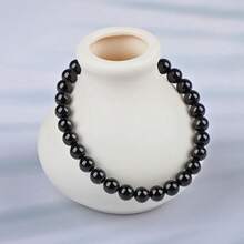 LPBeads Handmade Natural Gemstone Stretch Elastic Bracelet Healing Crystal Round Stone Beads Jewelry Gifts For Women Men,6mm,BlackTourmaline - 黑色電氣石 - 查看 7