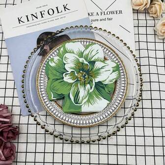 30pcs Disposable Napkins, Decorative Shaped Paper Napkins For Wedding, Birthday, Tea Party, Restaurants, Hotels, Cafes, Party Supplies, Made Of Virgin Wood Pulp, Suitable For Birthday Party, Holiday Party, Wedding, Valentine's Day, Red/Green