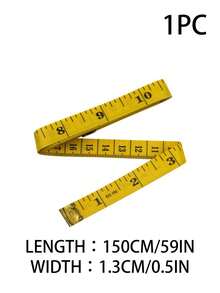1PC/5PCS Double-Scale Soft Measuring Tape, Sewing-Specific Tape Measure Suitable For Measuring Body Length, Arm Circumference, Chest Circumference, Used For Scientific Weight Loss And Cutting Clothing Sizes, Acrylic Soft Tape Measure