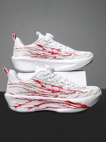 Men's Sports Shoes Size 39-45, Lightweight Running Shoes, Luminous Rotating Buckle Thick Sole Sports Running Shoes, Comfortable Shock Absorption Stable Breathable Sports Shoes - Multicolor - View 6