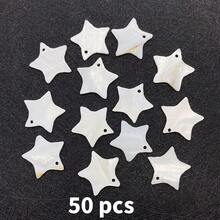 30/100pcs 10mm Natural White Freshwater Shell Beads - Rainbow Color Round Loose Beads, Suitable For Jewelry Making DIY, Bracelet Necklace Earring Craft Supplies - White - View 26