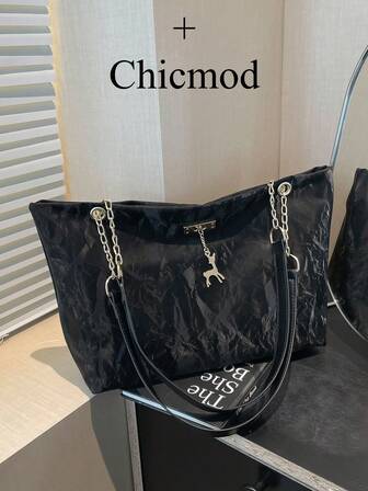 Fashionable Retro Large Capacity Crocodile Embossed Women's Shoulder Tote Bag, Suitable For Shopping, Wallet, Young Women, College Students, Newlyweds, Office Ladies. Great For Office, University, Work, Business, Commuting, Outdoor Activities, Travel And Picnics