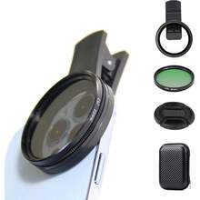 52mm Clip - on CPL Phone Camera Lens Kit, 52mm CPL Polarizing with Clip 1Set - 1 juego - Ver 1