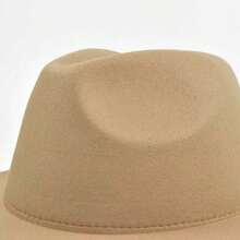 Sombrero de jazz, sombrero derby - Beis - Ver 1