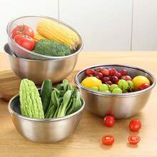 2 Pieces Stainless Steel Drain Basket And Sink Set, Large Fruit Mesh Basket, Sink, Microporous Strainer, Suitable For Washing Vegetables, Fruits And Rice, Dishwasher , Perfect For Pasta And Berries. - Multicolor - View 11