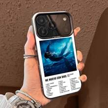 Me Muevo Con Dios Cruz Cafune Funda para Teléfono 17,16,15,14,13,12,11,Pro,Max,Plus,E, Cubierta Negra de TPU - z8 - Ver 5