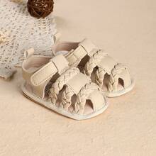 Infant/Toddler Girls' Soft Bottom Breathable Walking Sandals, 0-3-6-12 Months, Summer - Apricot - View 8